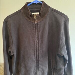 Billy Reid Dark Brown Zip-Up Jacket
